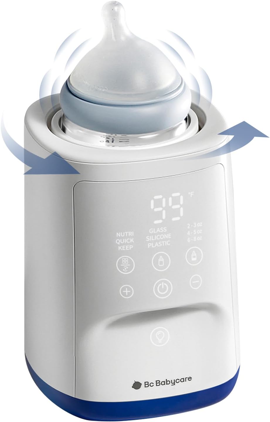 Bc Babycare Bottle Warmer,10-in-1 Fast Baby Milk Warmer with Smart Temperature Contro